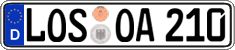 German license plate, Regular plates