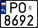 License plates of Poland, Special vehicles and motorcycles