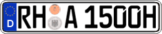 German license plate, Plates for oldtimers (type 
