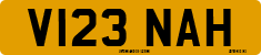 License plate of the United Kingdom, 1983 year system