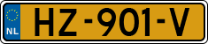 License plate of the Netherlands, Cars