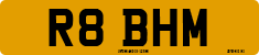 License plate of the United Kingdom, 1983 year system