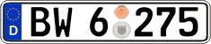 German license plate, Authorities and federal agencies