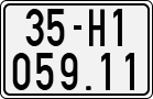 License plate of Vietnam, Motorcycles