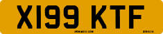 License plate of the United Kingdom, 1983 year system