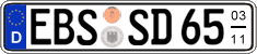 German license plate, Seasonal plates