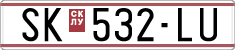 License plate of North Macedonia, Regular plates (1993)