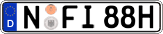 German license plate, Plates for oldtimers (type 