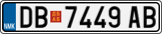 License plate of North Macedonia, Regular plates (2012)
