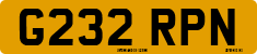 License plate of the United Kingdom, 1983 year system