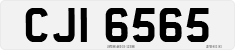 License plate of the United Kingdom, Northern Ireland (1966)