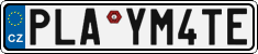 License plate of the Czech Republic, Vanity Plates