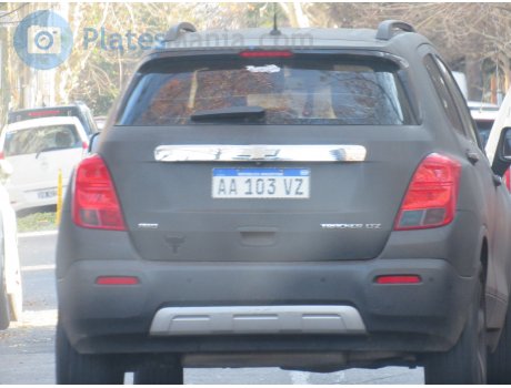AA 103 VZ, Chevrolet Tracker