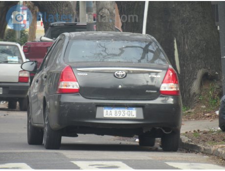 AA 893 QL, Toyota Etios