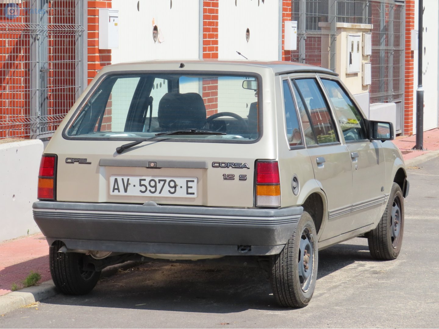 AV 5979 E, Opel Corsa 1st gen 5-door Hatch (A; S83), 1984–1993