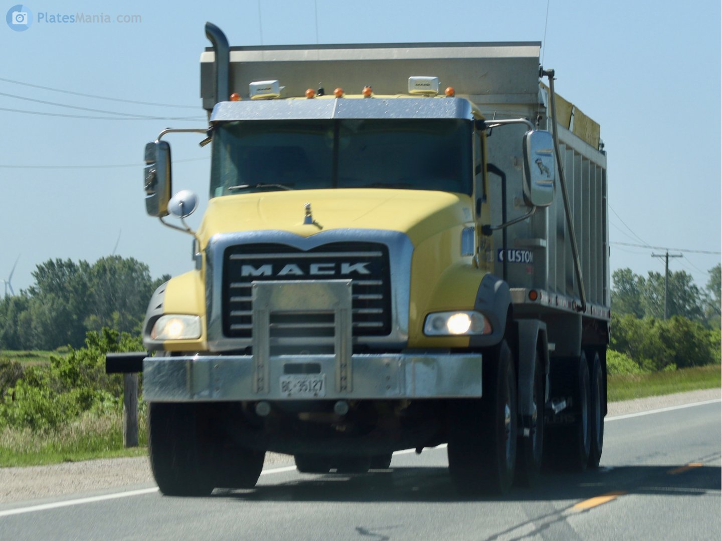 BC-35127, Mack Granite 1st gen CT/GU/FR Axle Forward, 2006–