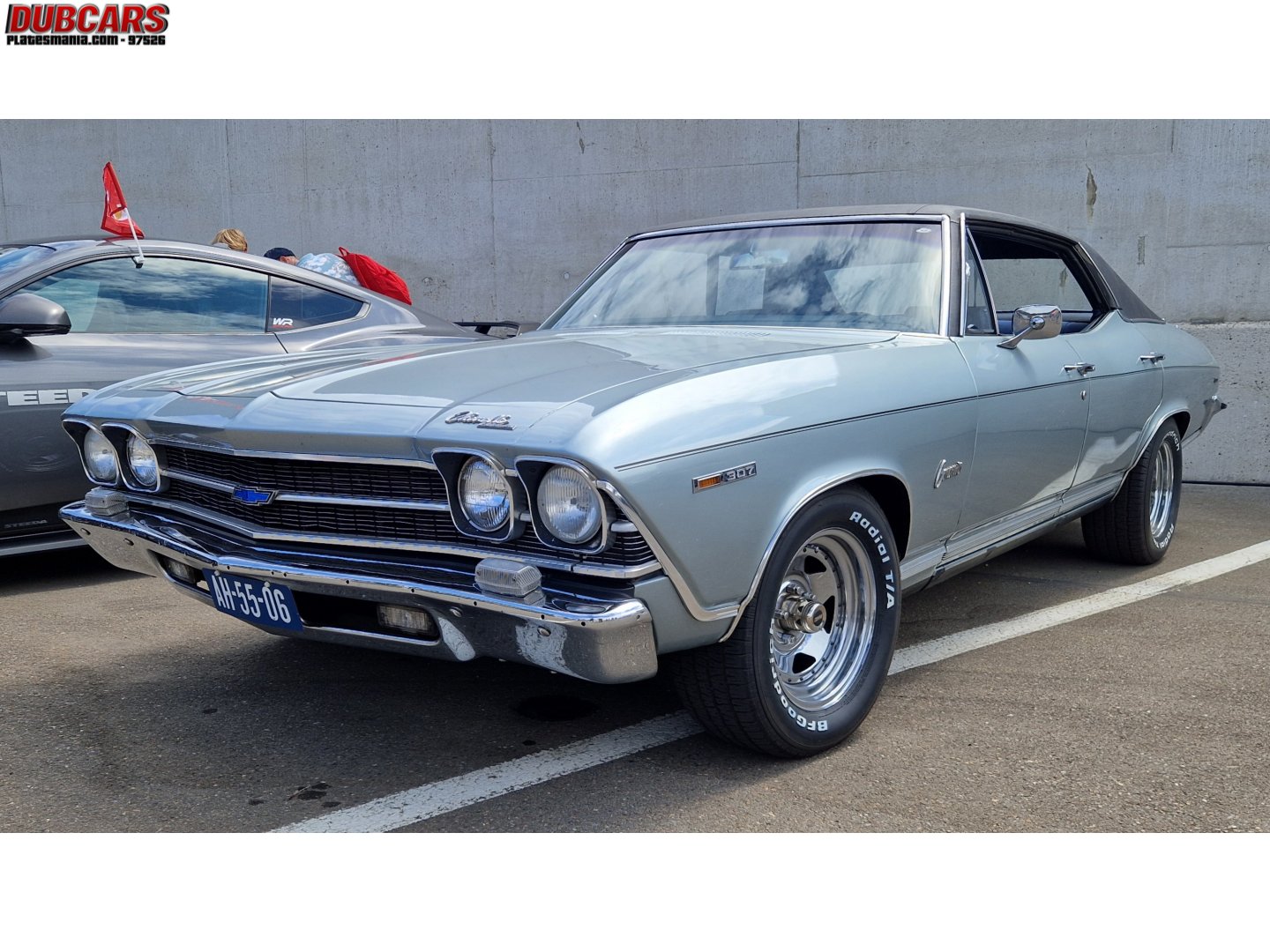 AH-55-06, Chevrolet Chevelle 2nd gen 1969 4-door Hardtop (39; A-body), 1st facelift, 1968–1969