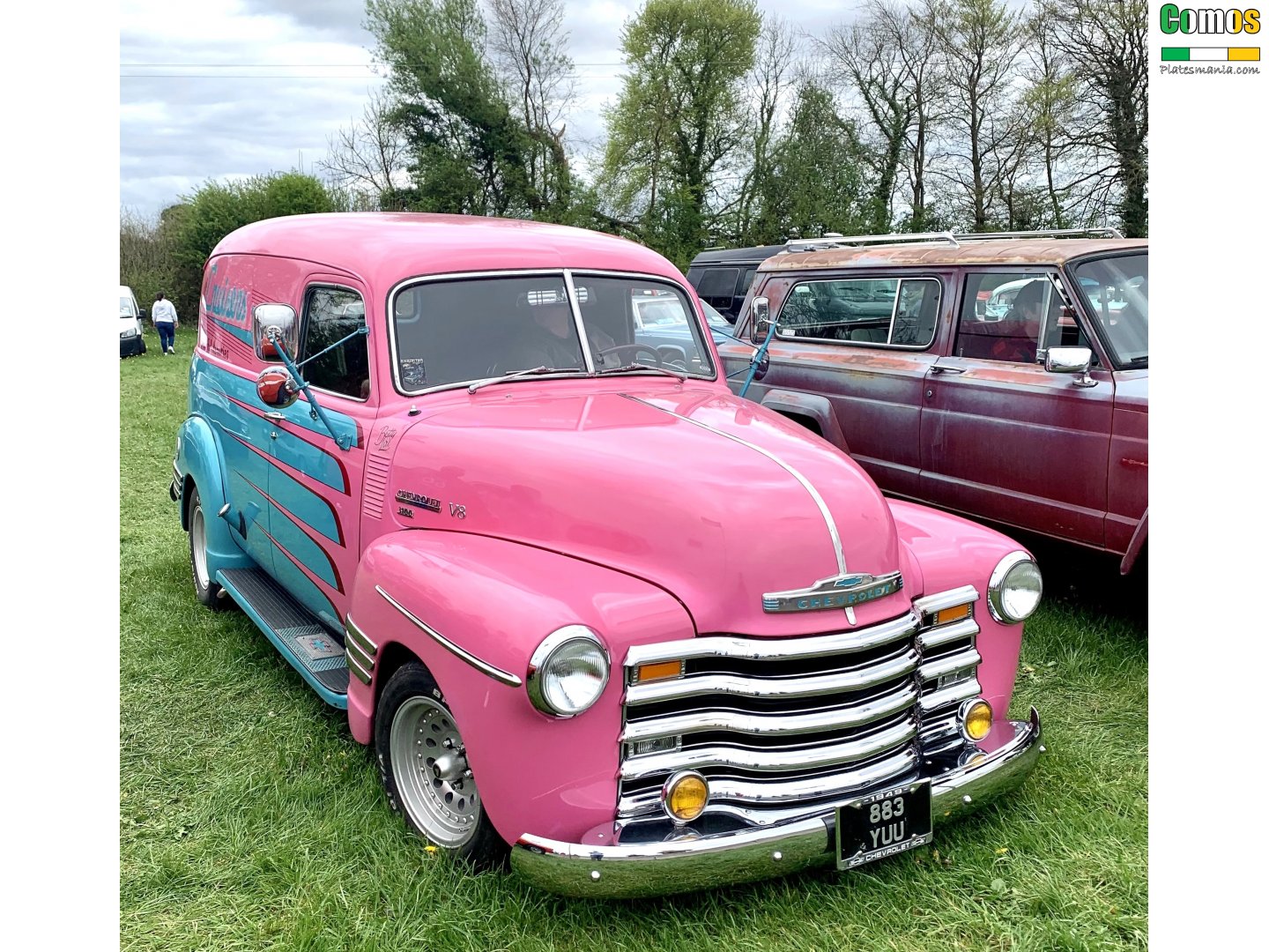 883YUU, Chevrolet Advance-Design Light-Duty 3000 Panel Van / Canopy Express (A-body), 1947–1955