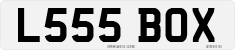 License plate of the United Kingdom, 1983 year system