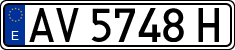 License plates of Spain, 1971 year series