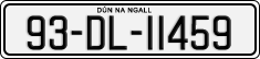License plate of Ireland, Regular plates