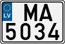 License plate of Latvia, Regular car plates