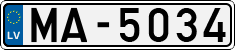 License plate of Latvia, Regular car plates