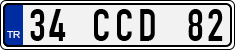 License plate of Turkey, Regular plates