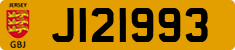 License plate of Jersey, Regular plates (J123456)