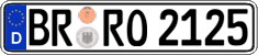 German license plate, Regular plates