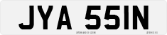 License plate of the United Kingdom, 1963 year system