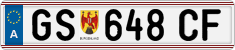 License plate of Austria, Regular plates