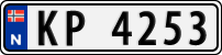 License plate of Norway, Trailers, motorcycles, special vehicles