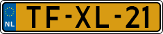 License plate of the Netherlands, Cars