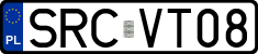 License plates of Poland, Regular car plates