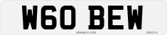 License plate of the United Kingdom, 1983 year system