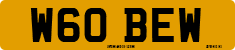 License plate of the United Kingdom, 1983 year system