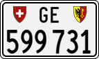 License plate of Switzerland, Cars