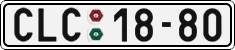 License plate of the Czech Republic, Cars (1960)