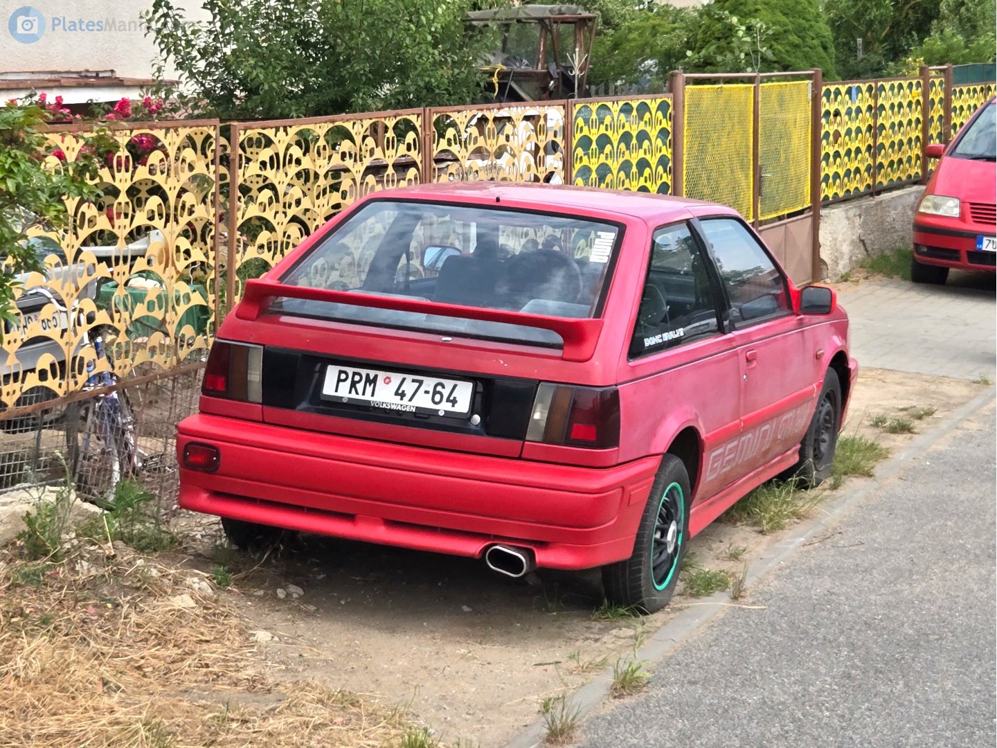 PRM 47-64, Isuzu Gemini 2nd gen Hatch (JT150), facelift, 1987–1990
