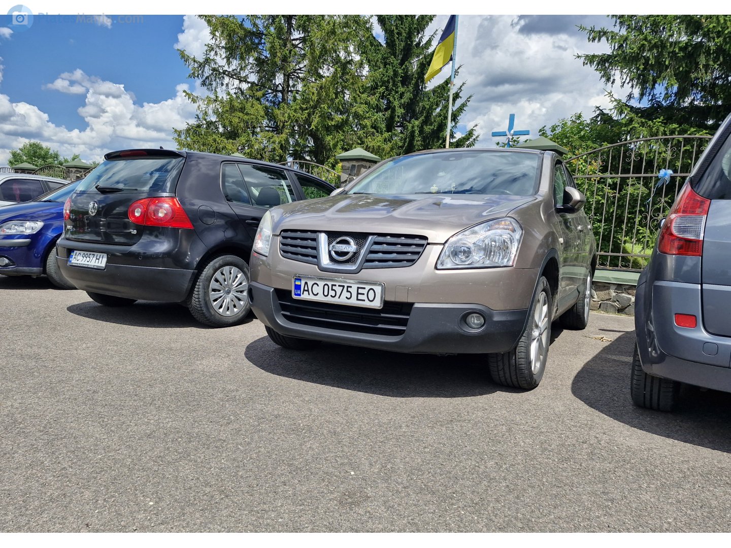 AC 0575 EO, Nissan Qashqai 1st gen (Xiaoke) (J10), 2007–2009 (–2014 for CN-market)