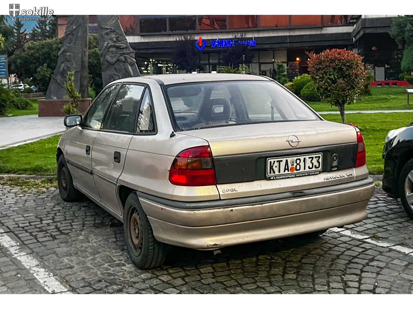 KTA-8133, Opel Astra 1st gen Sedan (F; T92), 1992–1998 (–2002 for Eastern Europe)