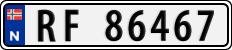 License plate of Norway, Cars