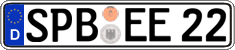 German license plate, Regular plates