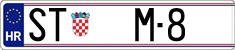 License plate of Croatia, Vanity Plates