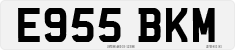 License plate of the United Kingdom, 1983 year system