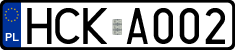 License plates of Poland, Authorities