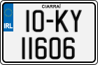 License plate of Ireland, Regular plates