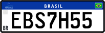 License plate of Brazil, Private owners (Mercosul)