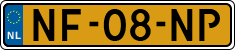 License plate of the Netherlands, Cars